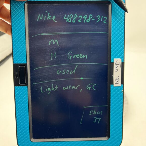 Nike Mens 11 Air Force One Dark Loden Black Low Sneaker Athletic Shoe 488298-312 - Picture 10 of 11